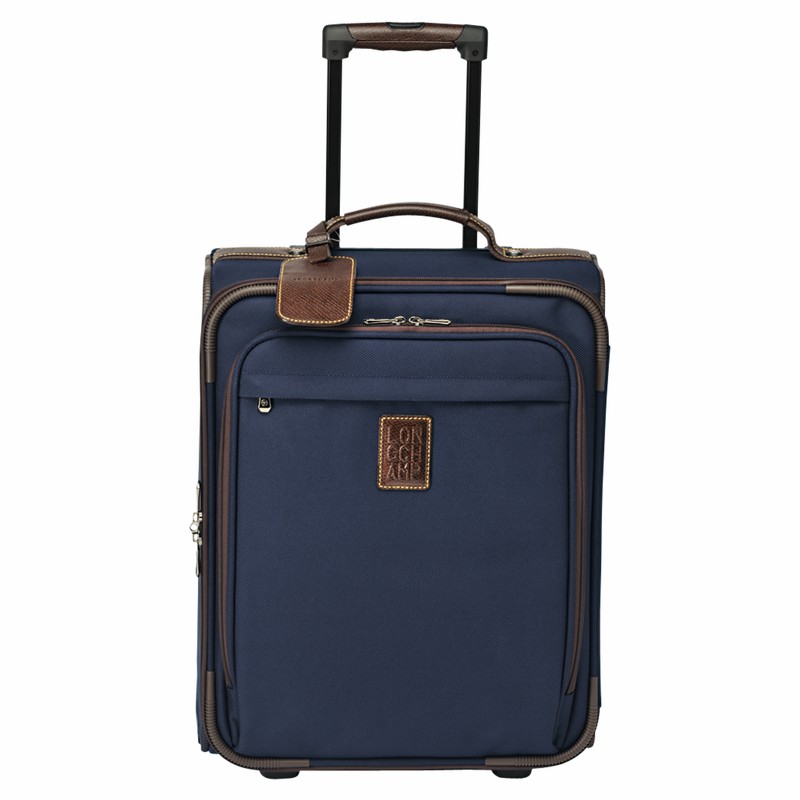 Blue Longchamp Boxford S Suitcase - Recycled canvas UK | L1422080127-