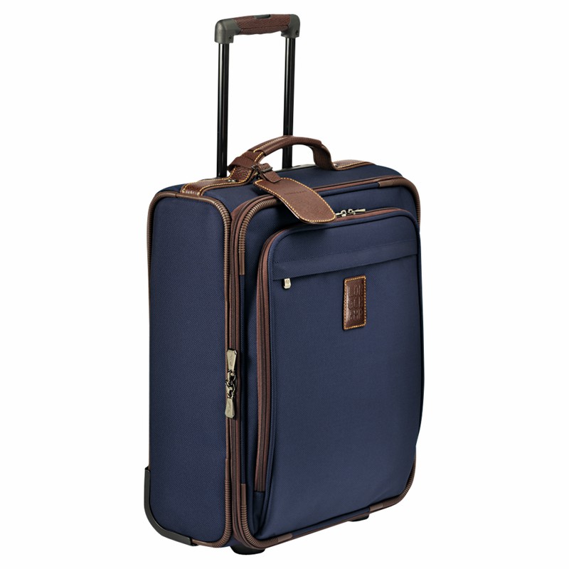 Blue Longchamp Boxford S Suitcase - Recycled canvas UK | L1422080127