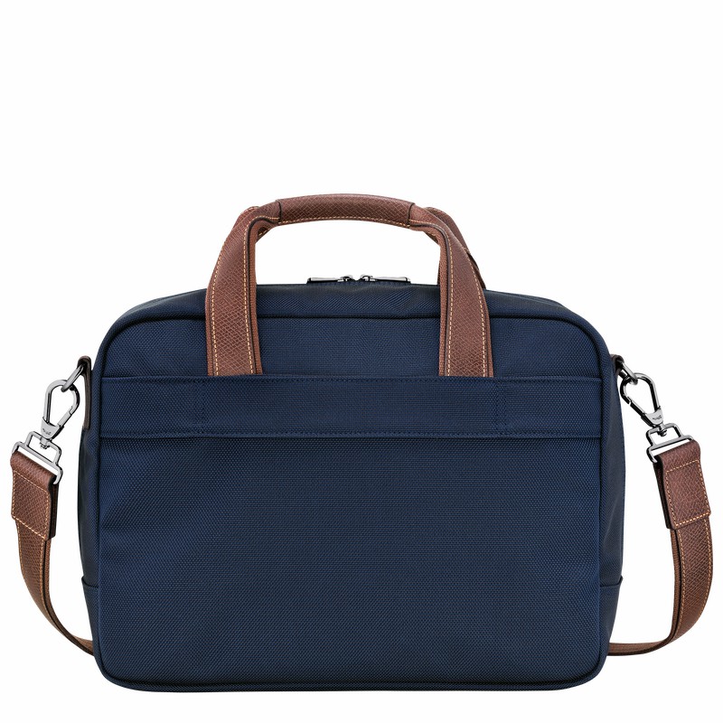 Blue Longchamp Boxford S Travel bag - Recycled canvas UK | L1658080127-