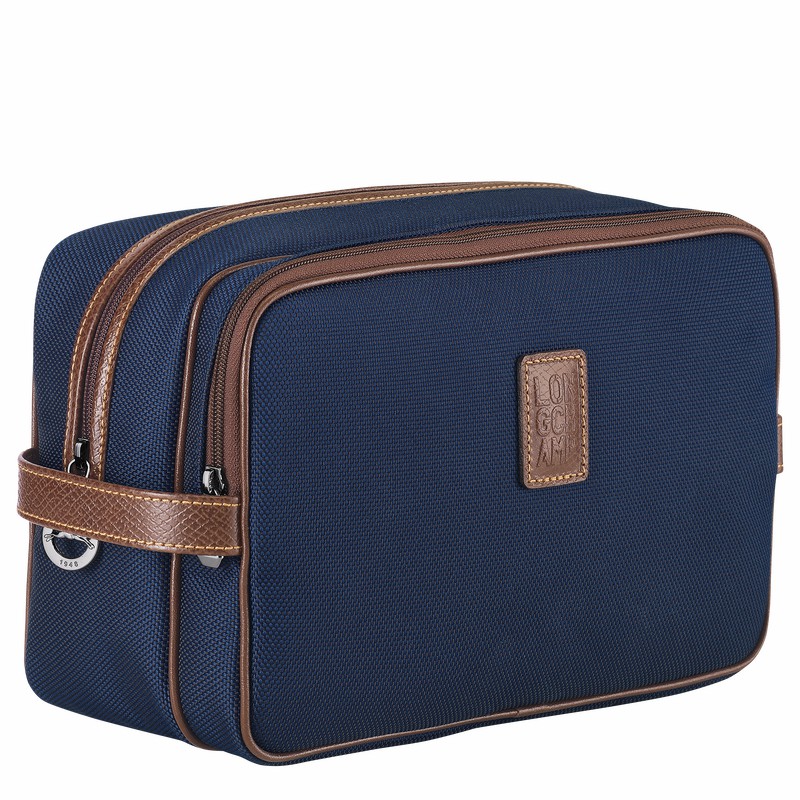 Blue Longchamp Boxford Toiletry case - Recycled canvas UK | L1005080127