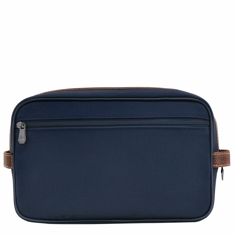 Blue Longchamp Boxford Toiletry case - Recycled canvas UK | L1005080127