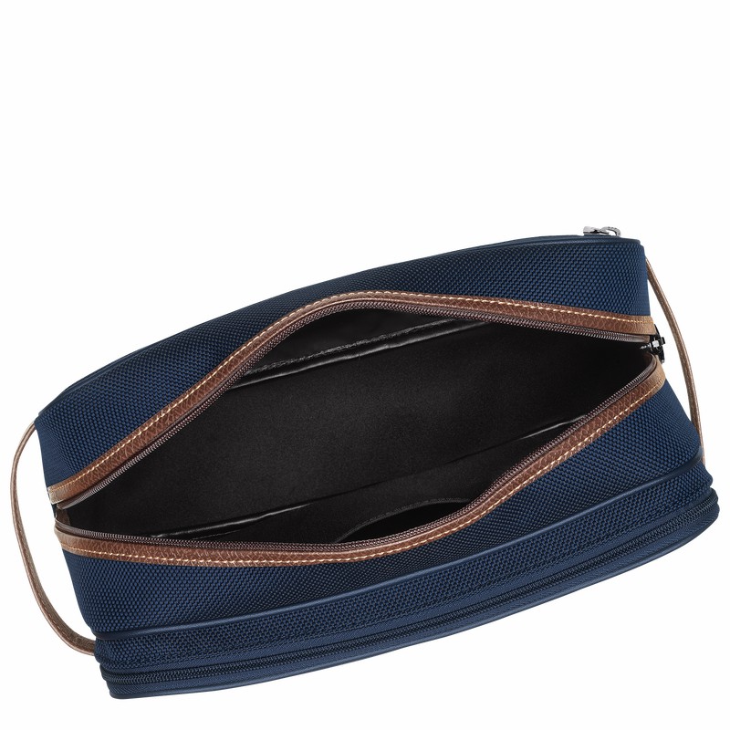 Blue Longchamp Boxford Toiletry case - Recycled canvas UK | L1005080127