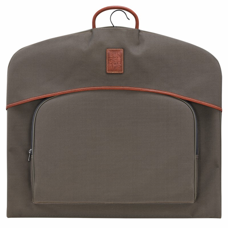 Brown Longchamp Boxford Garment cover - Recycled canvas UK | L1347080042