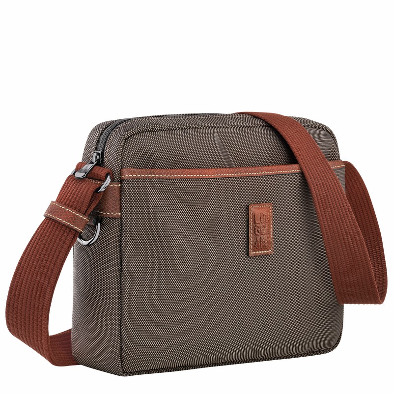 Brown Longchamp Boxford M Camera bag - Recycled canvas UK | 20053080042