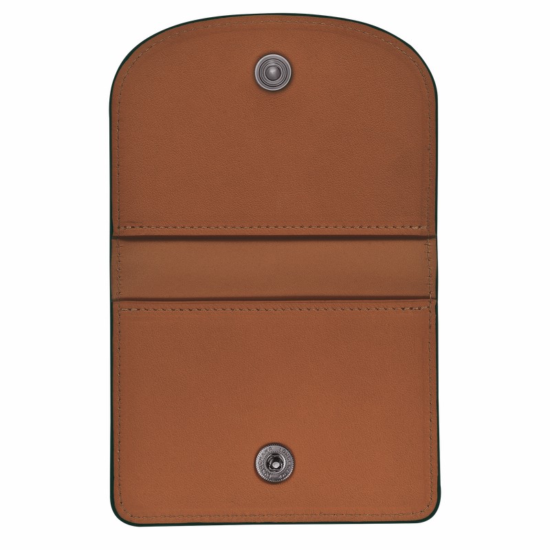 Brown Longchamp Le Pliage Xtra Card holder - Leather UK | 30039987504-