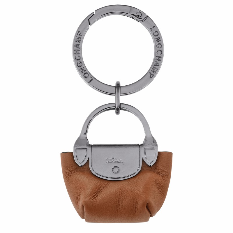 Brown Longchamp Le Pliage Xtra Key ring - Leather UK | 36069987504-