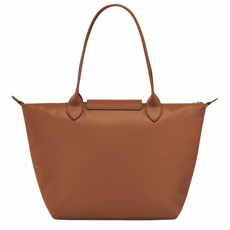 Brown Longchamp Le Pliage Xtra M Tote bag - Leather UK | L2605987504