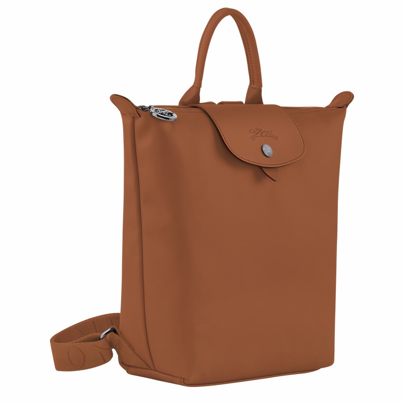 Brown Longchamp Le Pliage Xtra S Backpack - Leather UK | 10209987504-