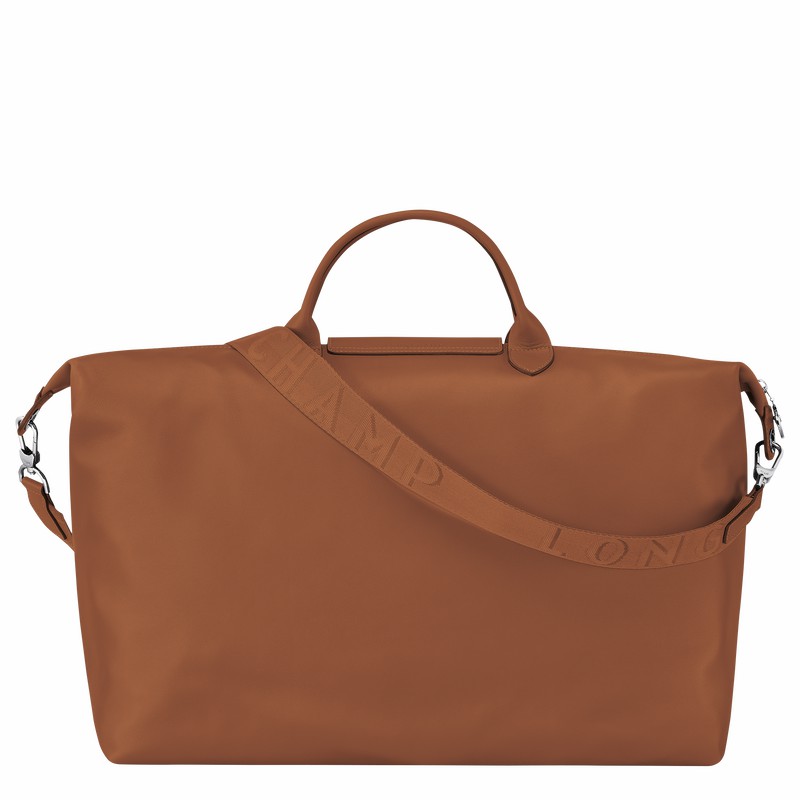 Brown Longchamp Le Pliage Xtra S Travel bag - Leather UK | L1624987504-