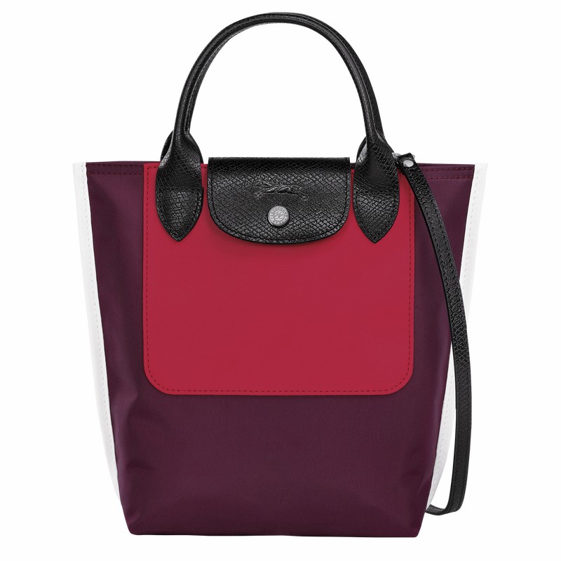 Burgundy Longchamp Cabas XS Tote bag - Canvas UK | 10263093009-