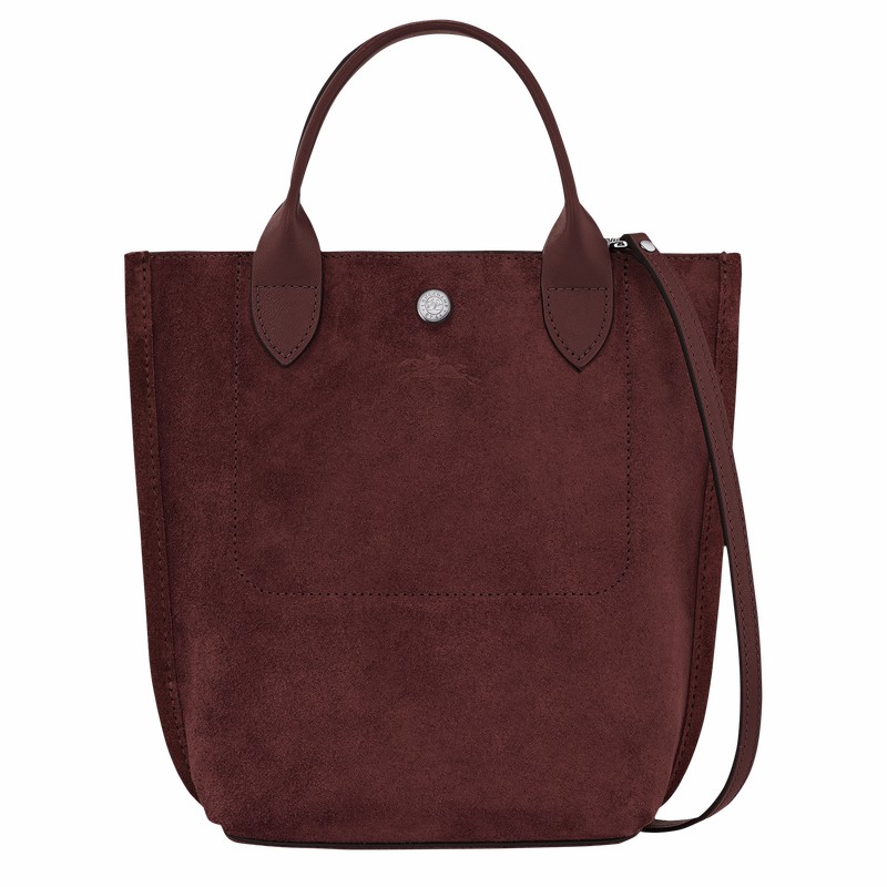 Burgundy Longchamp Cabas XS Tote bag - Leather UK | 10276HFO009