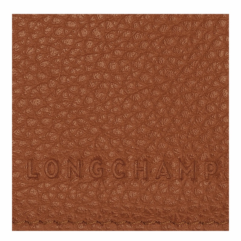 Caramel Longchamp Le FOULONNÉ Passport cover - Leather UK | L3416021121