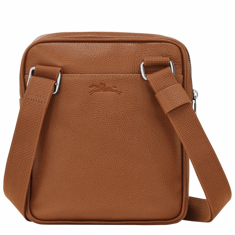 Caramel Longchamp Le FOULONNÉ XS Crossbody bag - Leather UK | L1712021F72