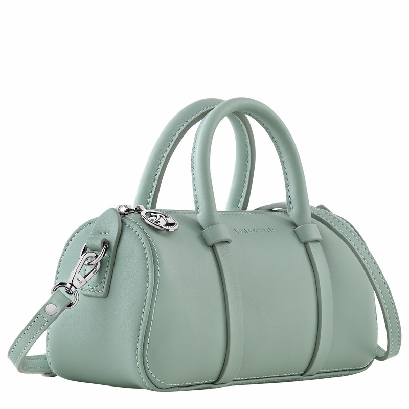 Celadon Longchamp Daylong S Handbag - Leather UK | 10270HFK282