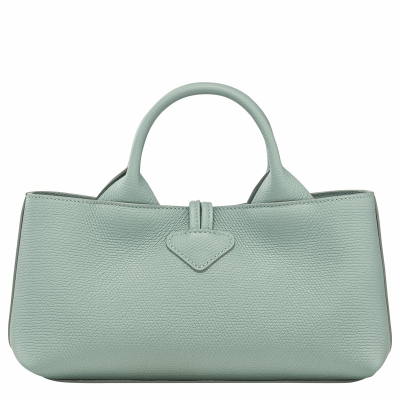 Celadon Longchamp Le Roseau S Handbag - Leather UK | 10280HFP282