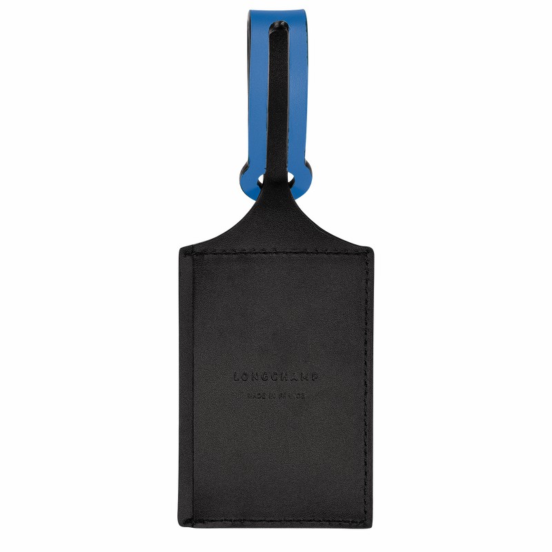 Deep Blue Longchamp LGP Travel Luggage tag - Leather UK | 30028H86487-