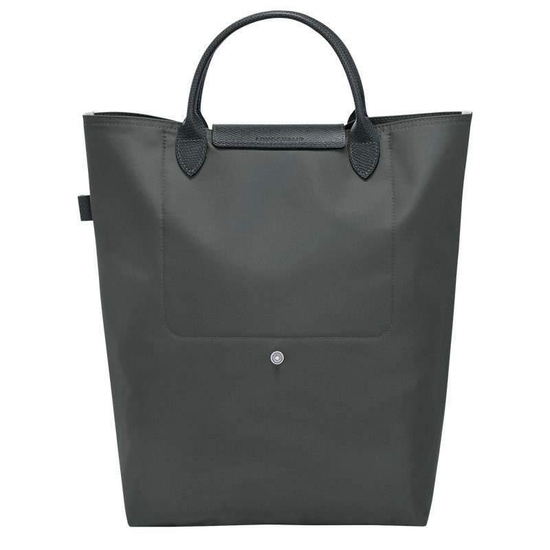 Deep Grey Longchamp Le Pliage Green M Tote bag - Canvas UK | 10168919P66-