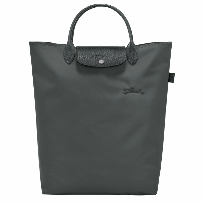 Deep Grey Longchamp Le Pliage Green M Tote bag - Canvas UK | 10168919P66-