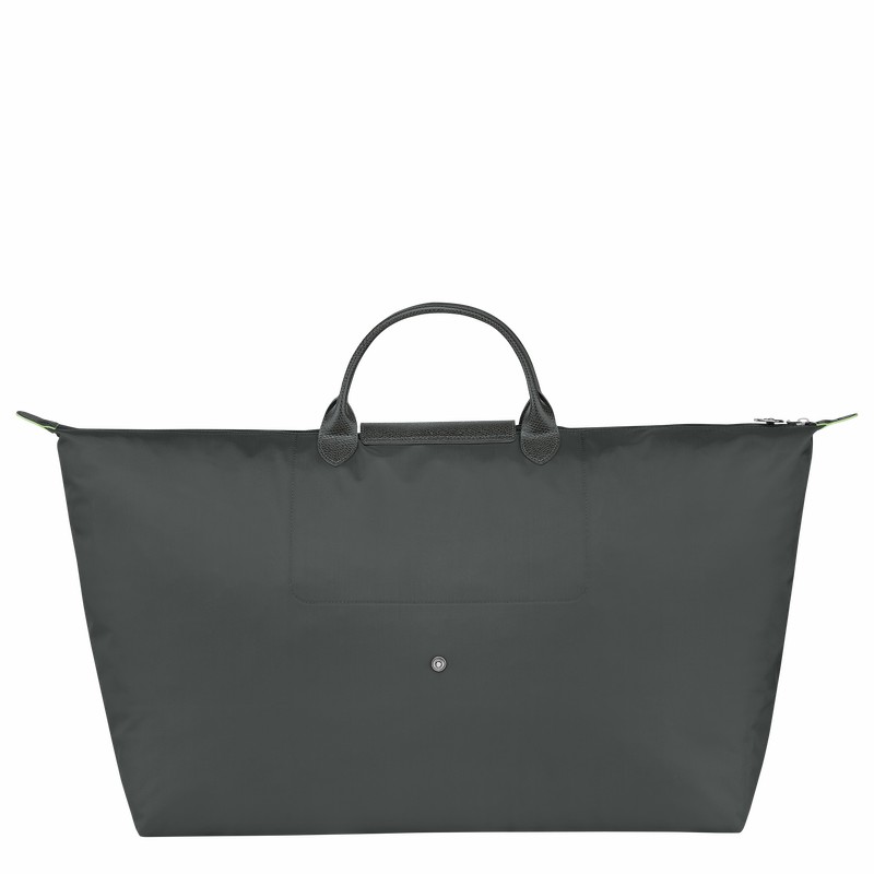 Deep Grey Longchamp Le Pliage Green M Travel bag - Recycled canvas UK | L1625919P66