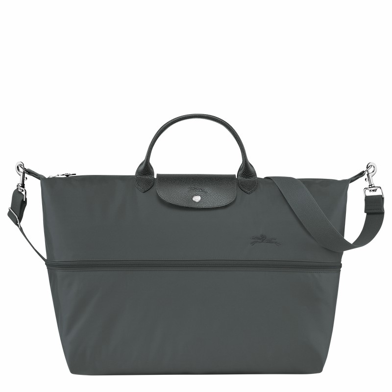 Deep Grey Longchamp Le Pliage Green Travel bag expandable - Recycled canvas UK | L1911919P66-