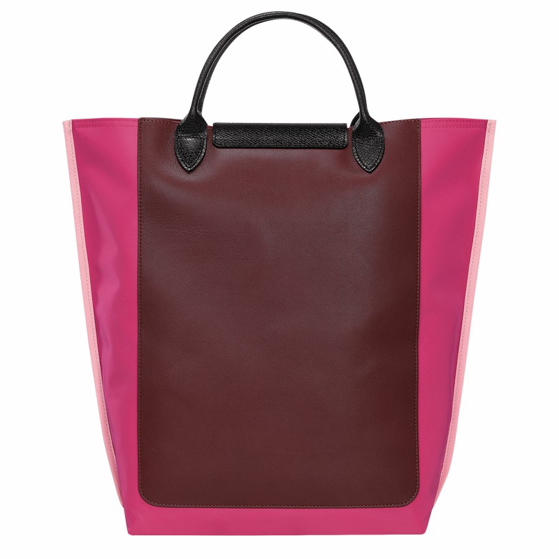 Fuchsia Longchamp Cabas M Tote bag - Canvas UK | 10264093J13