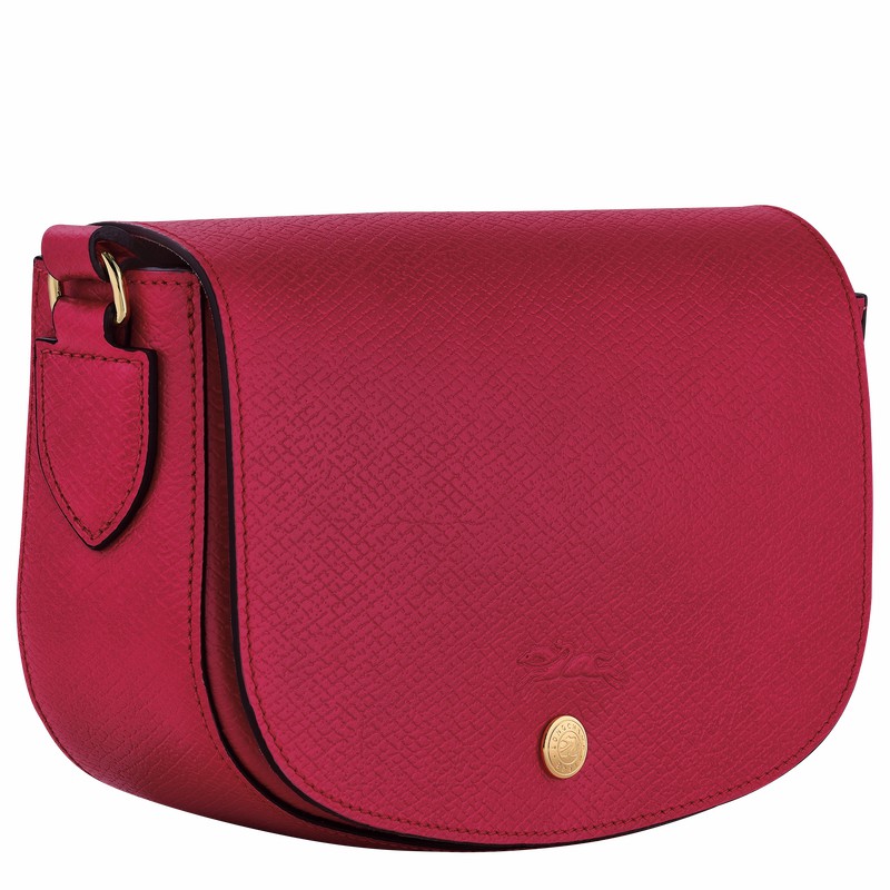 Fuchsia Longchamp ÉPURE S Crossbody bag - Leather UK | 10253HYZJ13