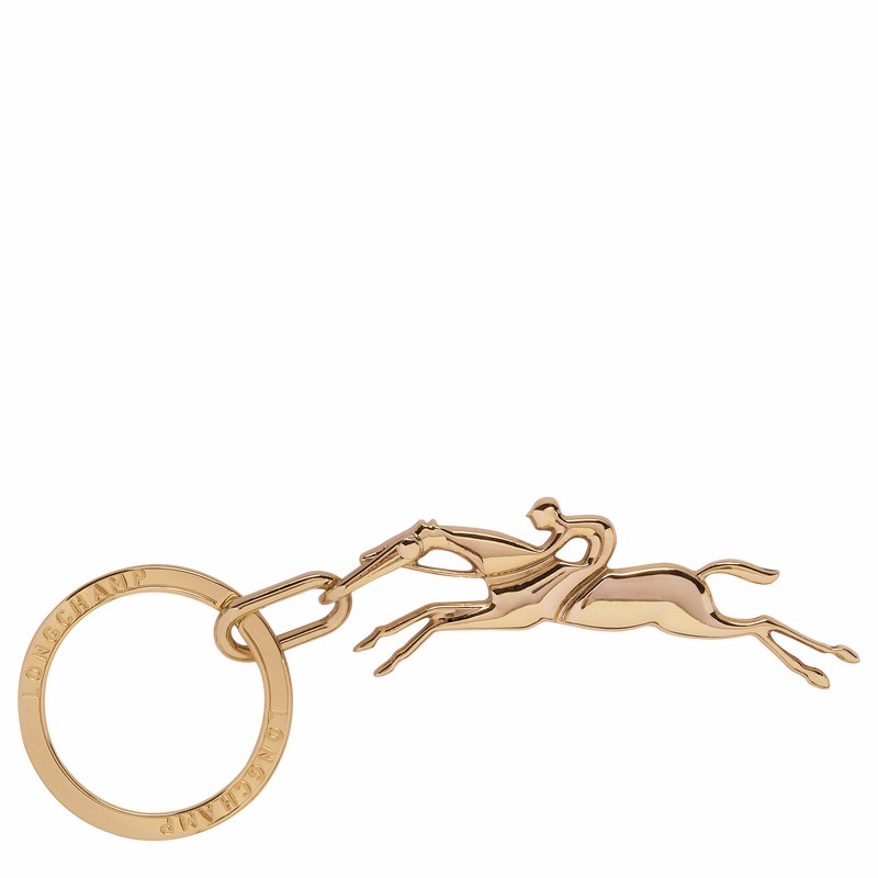 Gold Longchamp Cavalier Key-rings - Metal UK | 36015METDTP