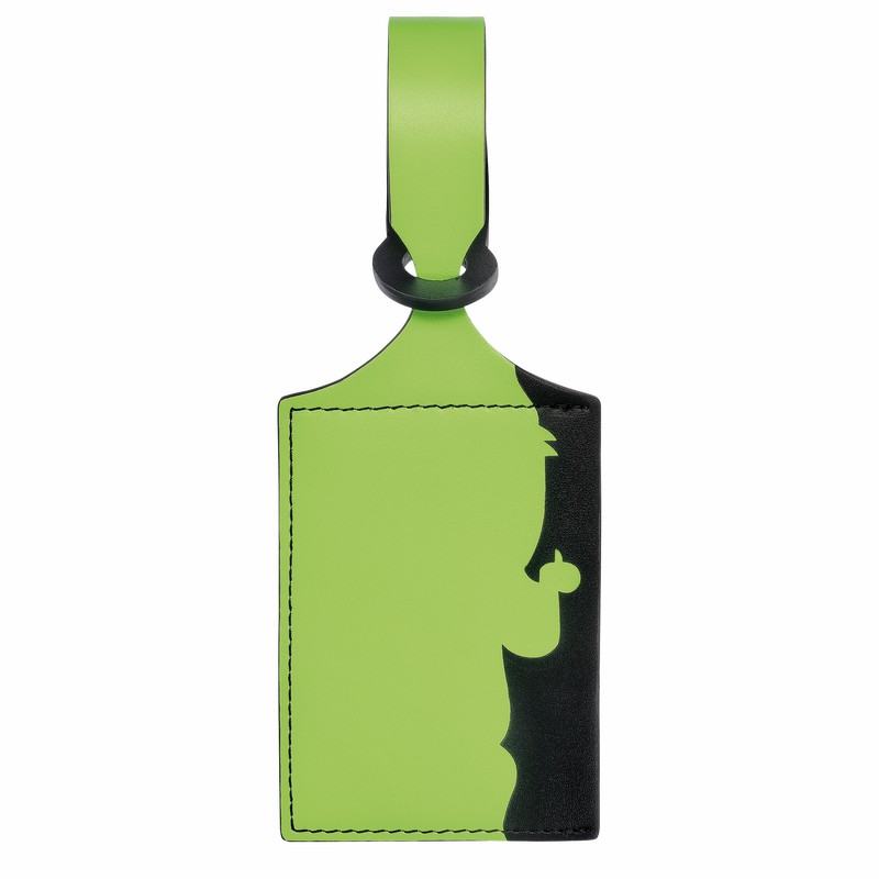 Green Light Longchamp LGP Travel Luggage tag - Leather UK | 30028H86355-