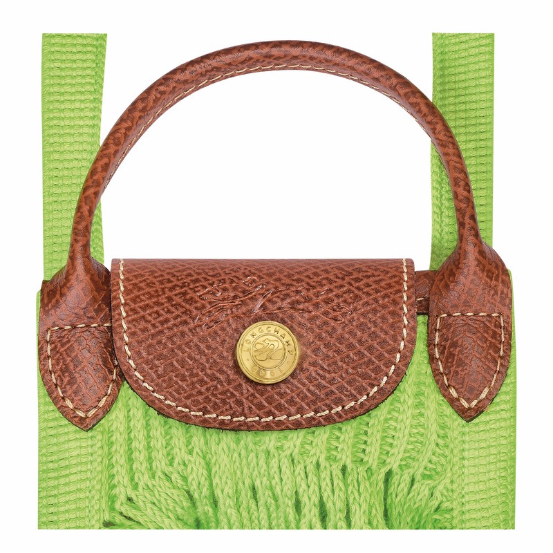 Green Light Longchamp Le Pliage Filet XS Mesh bag - Canvas UK | 10139HVH355