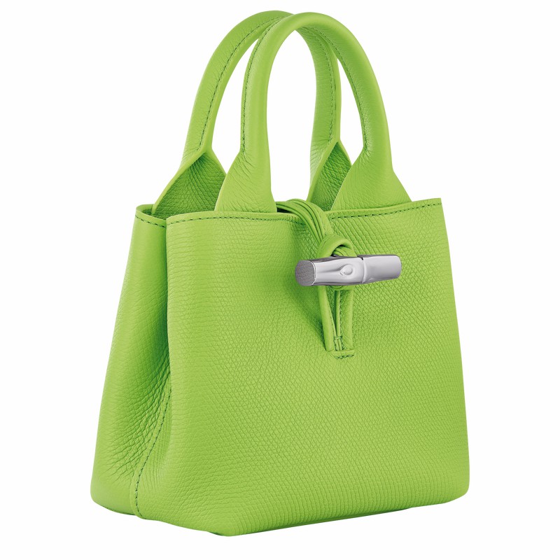 Green Light Longchamp Le Roseau XS Handbag - Leather UK | 10278HFP355