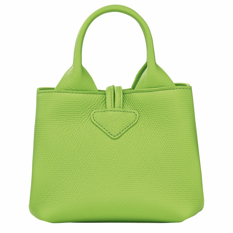 Green Light Longchamp Le Roseau XS Handbag - Leather UK | 10278HFP355