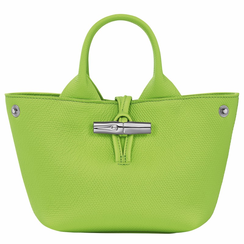 Green Light Longchamp Le Roseau XS Handbag - Leather UK | 10278HFP355