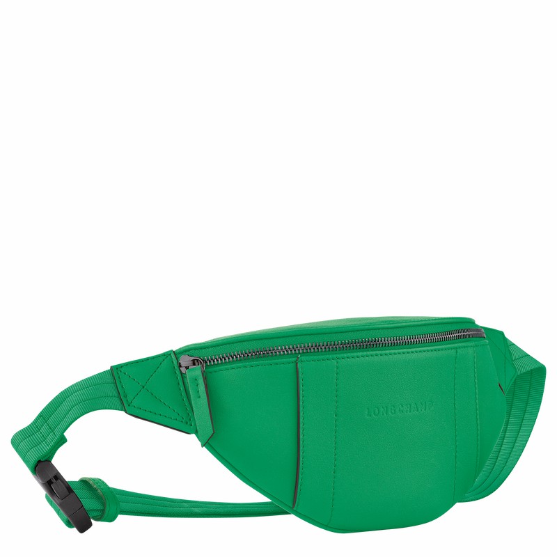 Green Longchamp 3D S Belt bag - Leather UK | 20054HCV129-