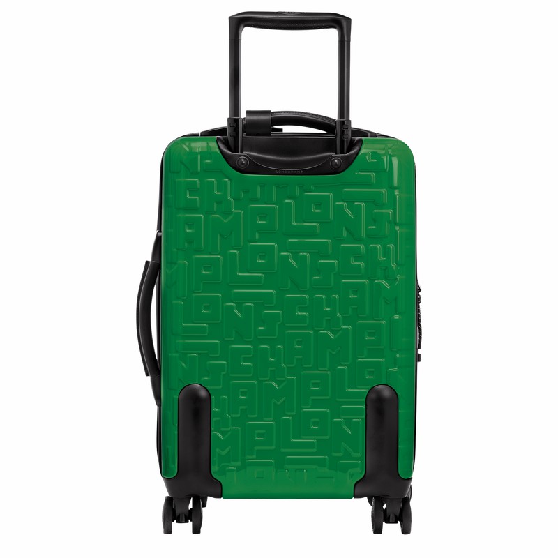 Green Longchamp LGP Travel M Suitcase - Polycarbonate UK | 24024423129