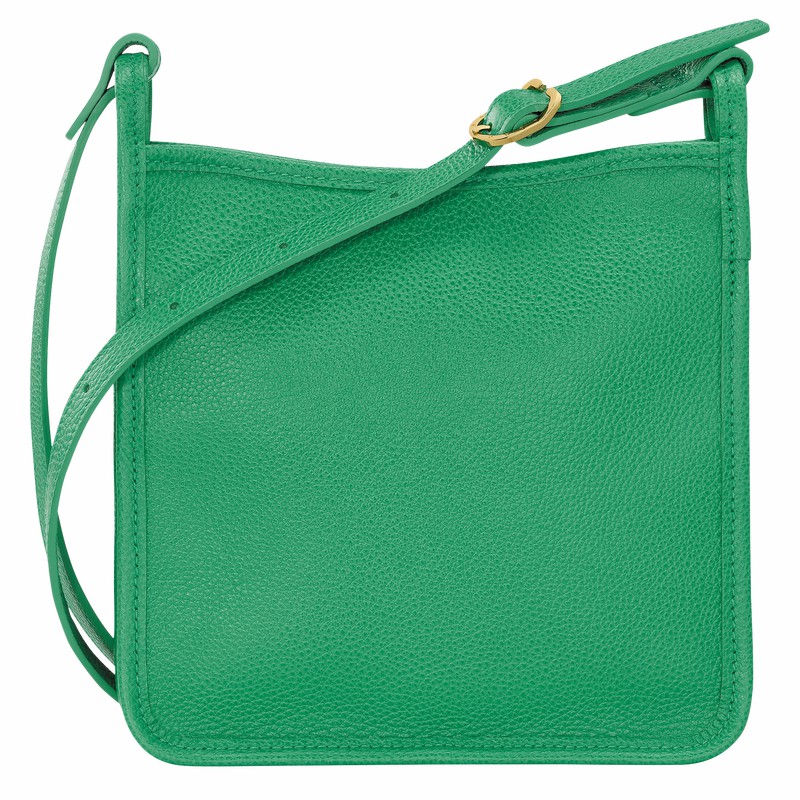 Green Longchamp Le FOULONNÉ S Crossbody bag - Leather UK | 10138021129