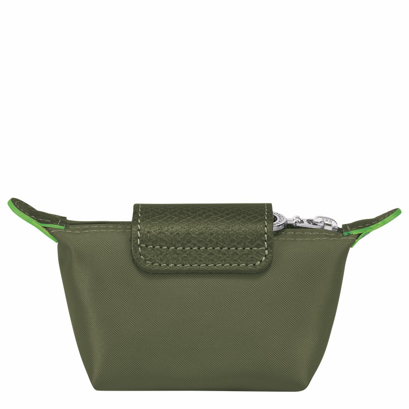 Green Longchamp Le Pliage Green Coin purse - Recycled canvas UK | 30016919479-