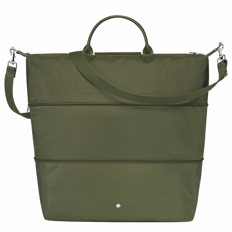 Green Longchamp Le Pliage Green Travel bag expandable - Recycled canvas UK | L1911919479-