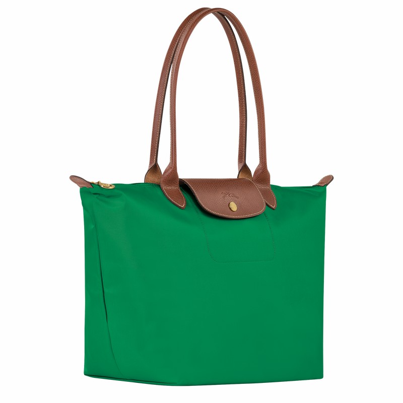 Green Longchamp Le Pliage Original L Tote bag - Recycled canvas UK | L1899089P88