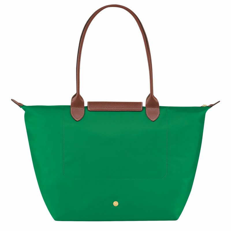 Green Longchamp Le Pliage Original L Tote bag - Recycled canvas UK | L1899089P88