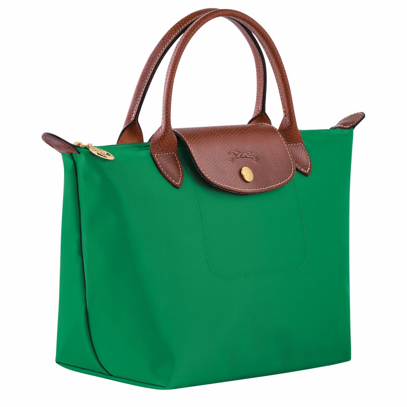 Green Longchamp Le Pliage Original S Handbag - Recycled canvas UK | L1621089P88