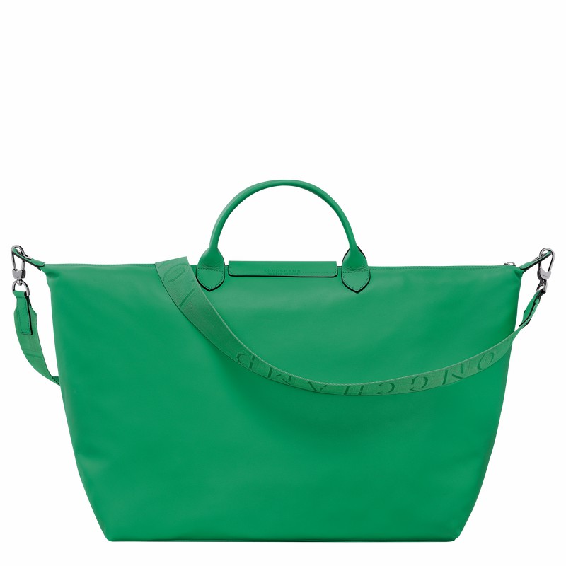 Green Longchamp Le Pliage Xtra S Travel bag - Leather UK | L1624987249