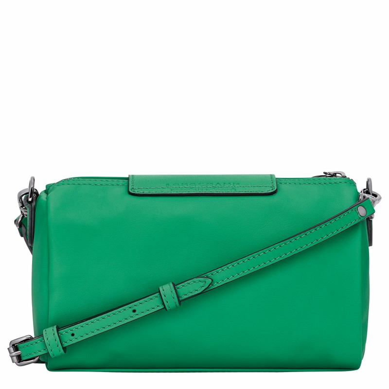 Green Longchamp Le Pliage Xtra XS Crossbody bag - Leather UK | 10255987249