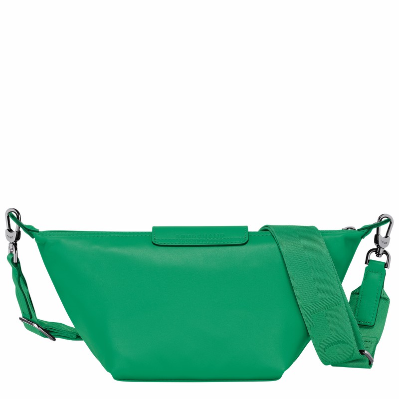 Green Longchamp Le Pliage Xtra XS Crossbody bag - Leather UK | 10212987249-