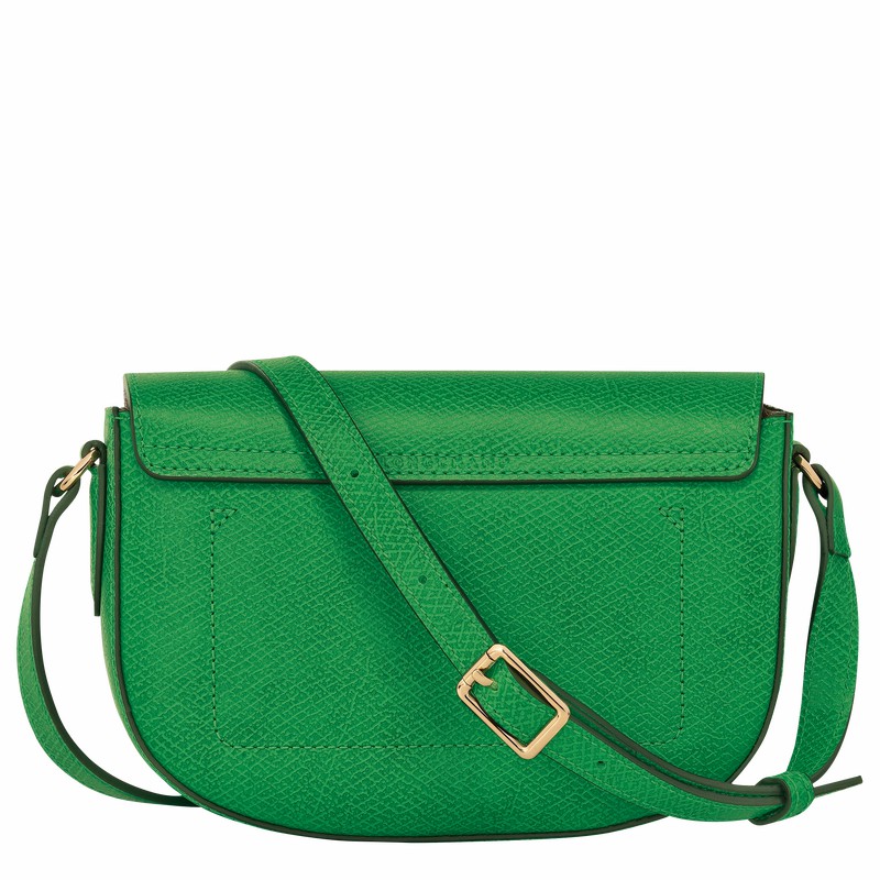 Green Longchamp ÉPURE S Crossbody bag - Leather UK | 10253HYZ129