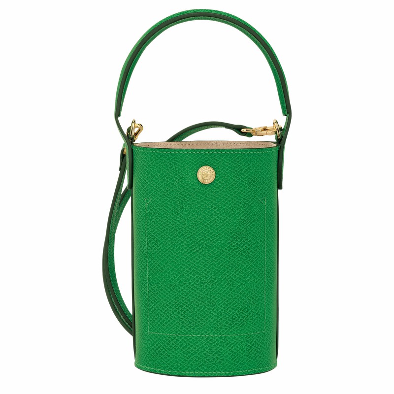 Green Longchamp ÉPURE XS Crossbody bag - Leather UK | 10213HYZ129