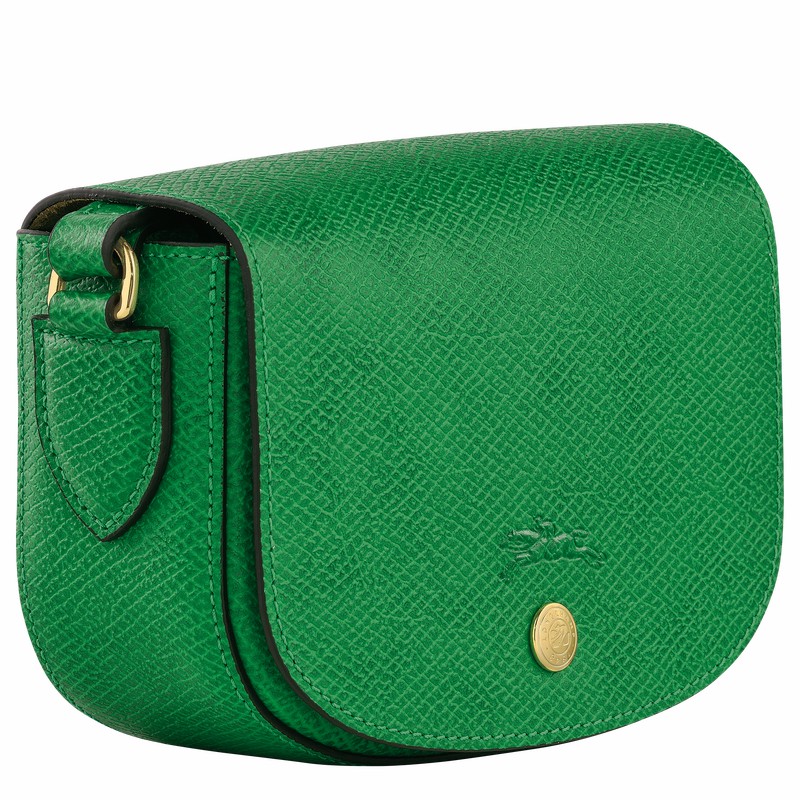 Green Longchamp ÉPURE XS Crossbody bag - Leather UK | 10165HYZ129