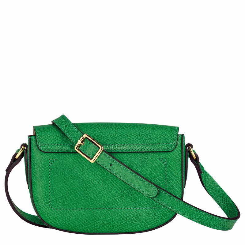 Green Longchamp ÉPURE XS Crossbody bag - Leather UK | 10165HYZ129