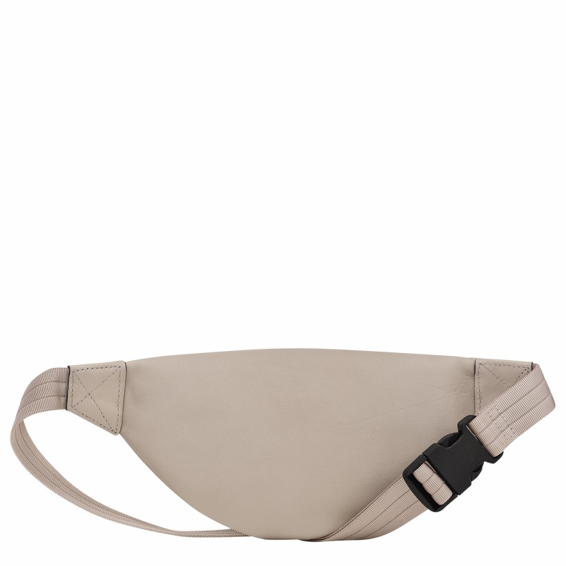 Grey Longchamp 3D S Belt bag - Leather UK | 20054HCV299