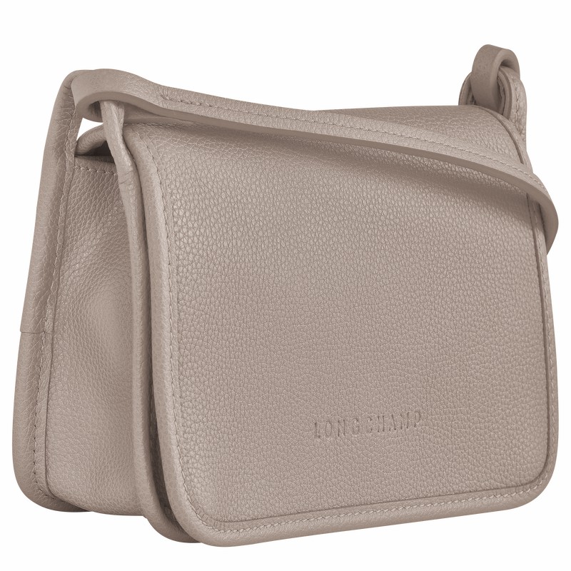 Grey Longchamp Le FOULONNÉ XS Clutch - Leather UK | 10133021P55