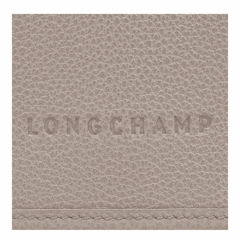 Grey Longchamp Le FOULONNÉ XS Clutch - Leather UK | 10133021P55